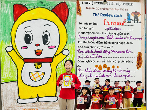 Học sinh khối 2 Trường Tiểu học Thủ Lệ Hưởng ứng "Ngày Sách và Văn hóa đọc Việt Nam" bằng sự sáng tạo và đam mê không ngừng!