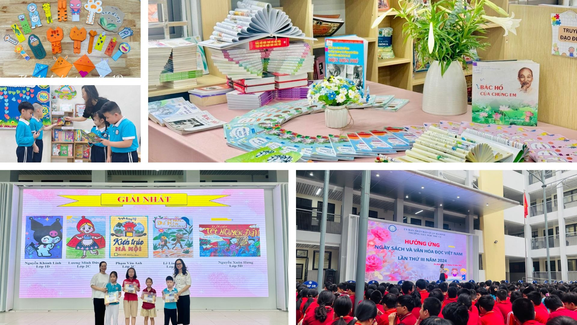 Trường Tiểu học Thủ Lệ hưởng ứng Ngày Sách và Văn hóa đọc Việt Nam lần thứ III năm 2024